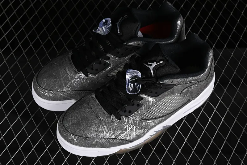 All categories Air Jordan Jordan series basketball shoes Air Jordan 5 Air Jordan 5 Low Premium "ASG" AJ5 Joe 5 gray and silver color low-top basketball shoes 819951-003